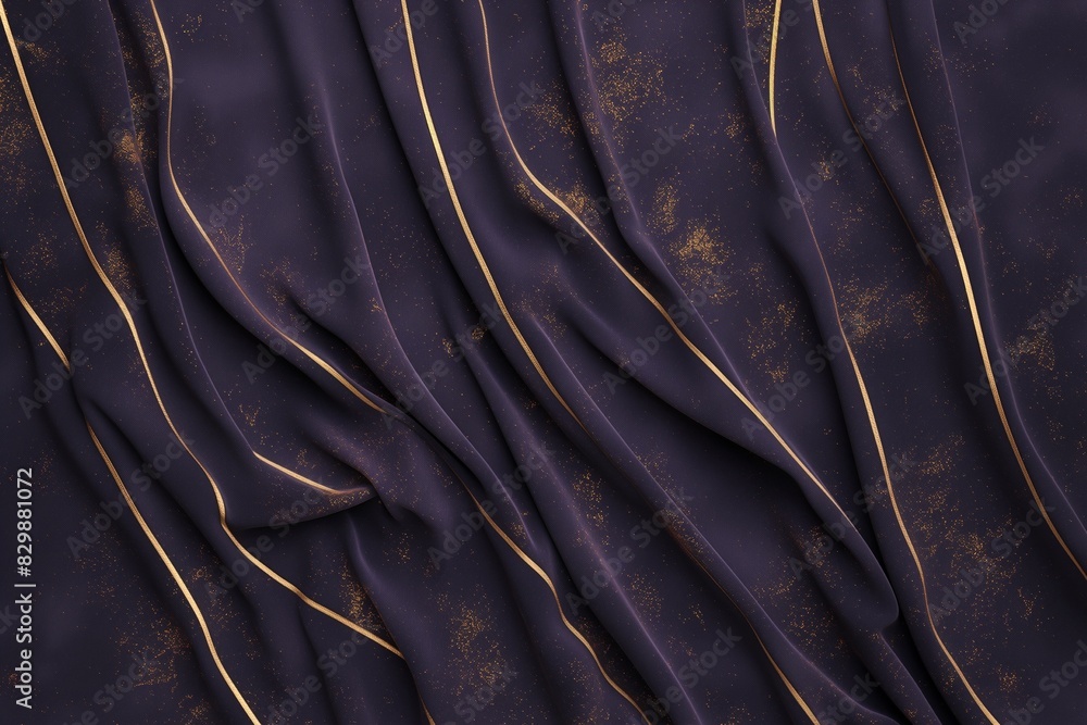 Obraz premium Velvet matte background with a touch of gold dust sparkle