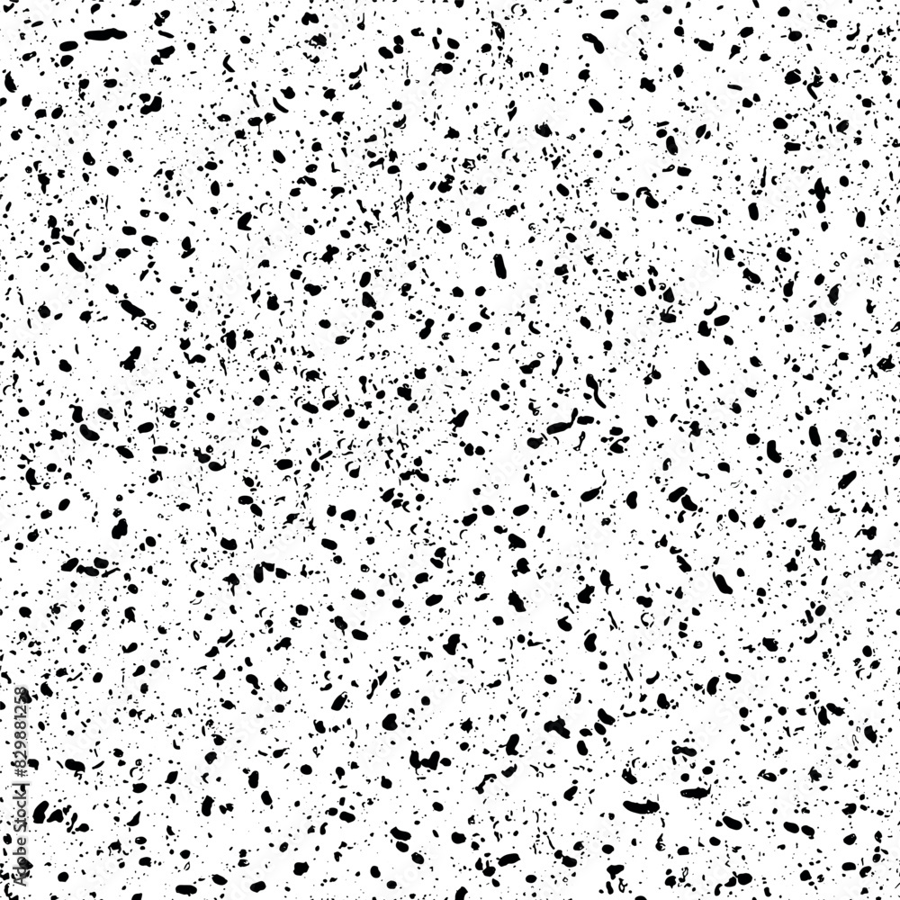 Old Gritty Black Ink Splash Seamless Pattern Vector Old Gritty Black Ink Splash Seamless Pattern Vector