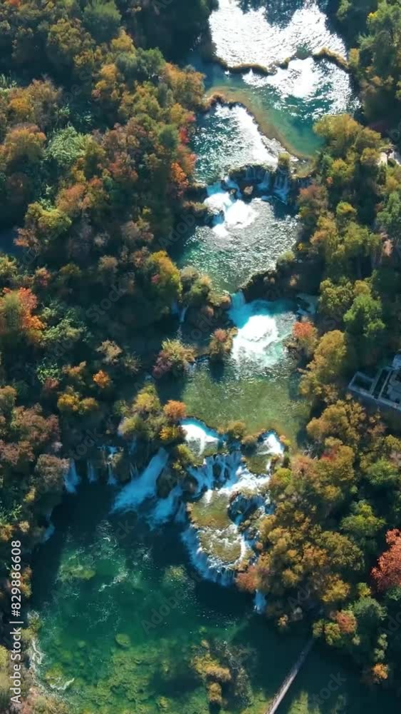 Aerial view of beautiful Croatia landscape Aerial view of beautiful Croatia landscape
