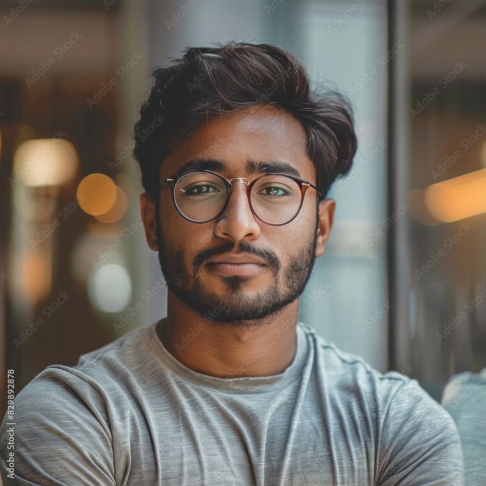 young indian businessman standing confidently young indian businessman standing confidently