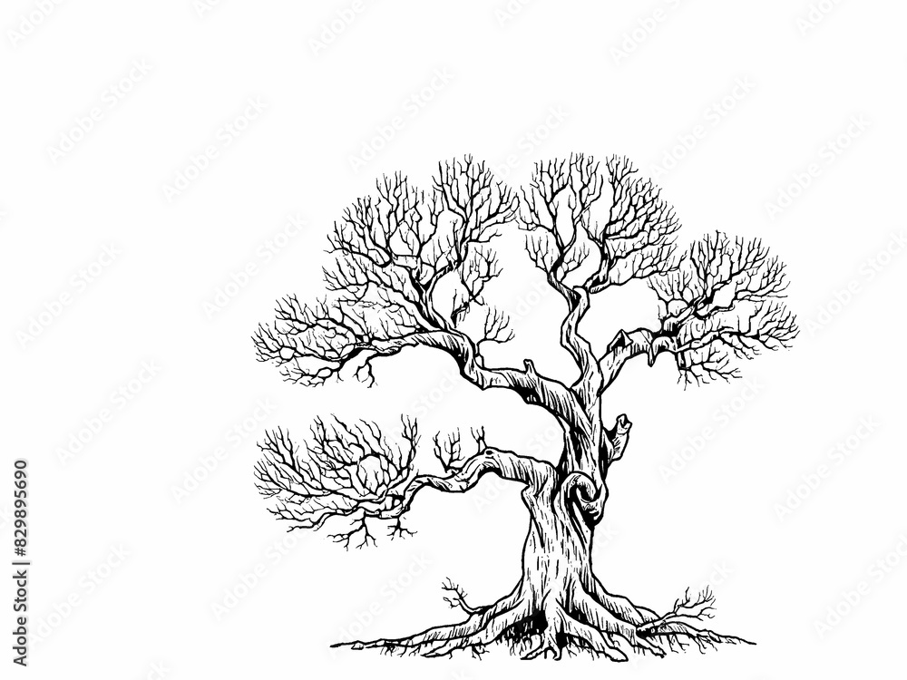 Fototapeta premium tree with roots