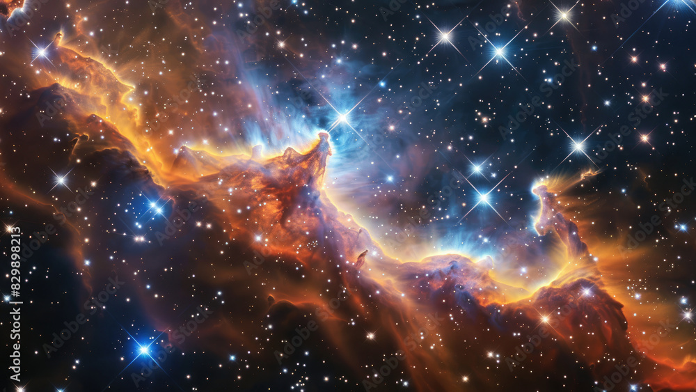 Celestial Wonders: The Majestic Cosmic Landscape of Star-Forming Nebulae Celestial Wonders: The Majestic Cosmic Landscape of Star-Forming Nebulae