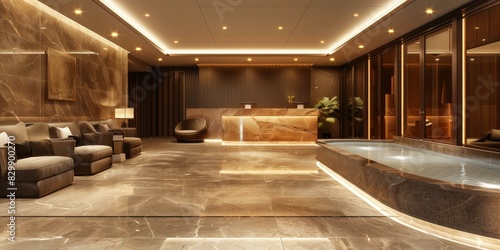 Modern Hotel Lobby Interior Design © Du
