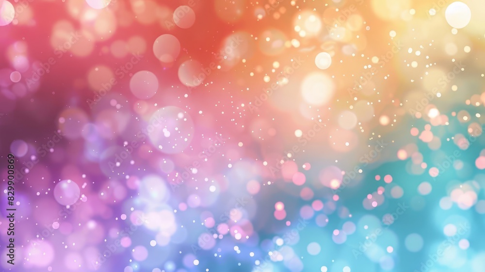 dreamy pastel bokeh background with rainbow colors abstract blur banner digital illustration dreamy pastel bokeh background with rainbow colors abstract blur banner digital illustration