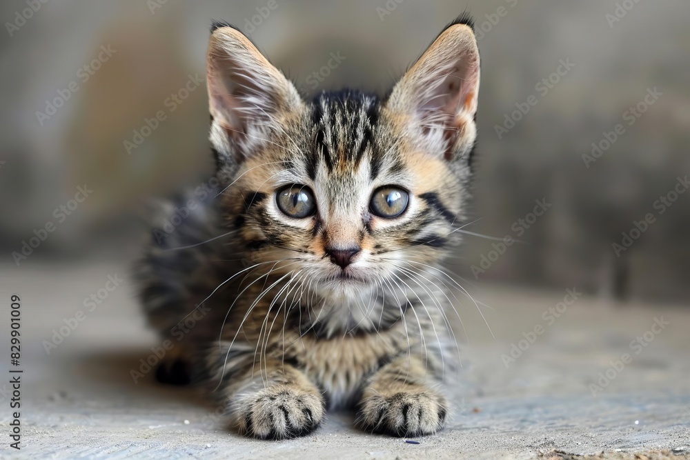 Cute tabby kitten Cute tabby kitten