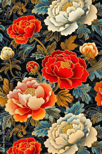 Flloral pattern Chinese art