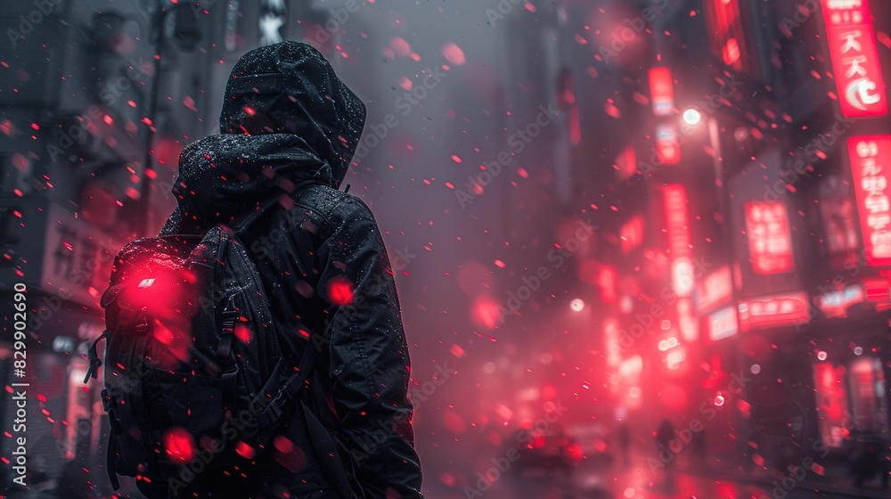 Model Wearing a Limited-Edition Jacket and Sneakers in a Futuristic Cityscape with Transparent Glass Buildings and Minimalist Concrete Structures Model Wearing a Limited-Edition Jacket and Sneakers in a Futuristic Cityscape with Transparent Glass Buildings and Minimalist Concrete Structures