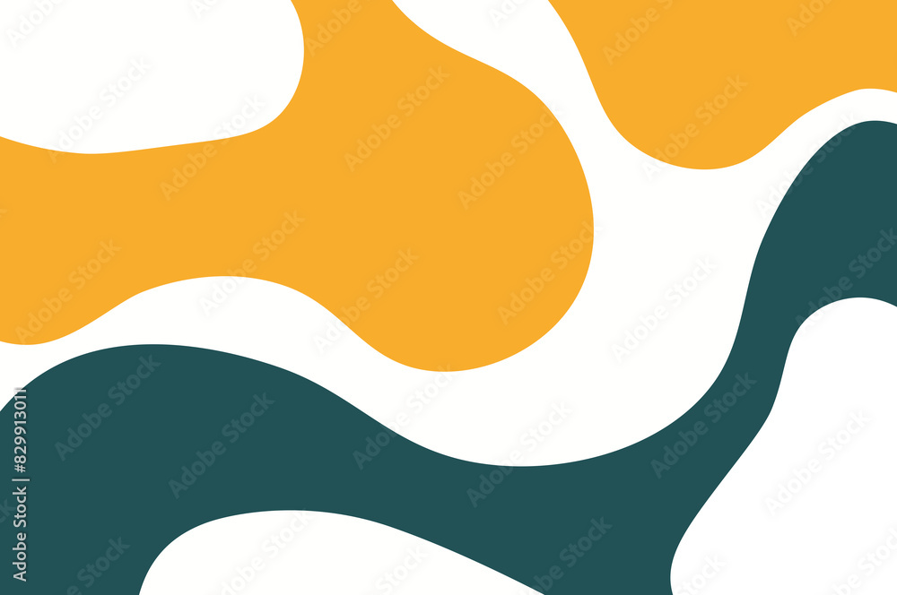 Soft yellow-green abstract irregular color blocks Soft yellow-green abstract irregular color blocks