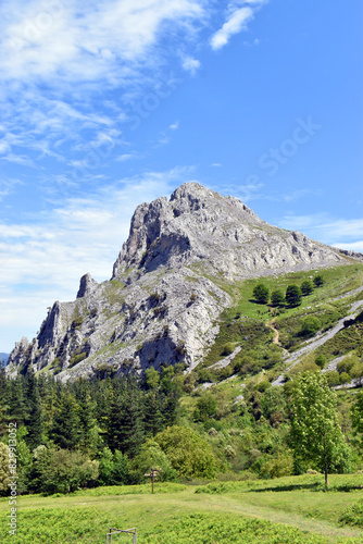 Mount Astxiki  785 m  in the Urkiola Natural Park. Basque Countr
