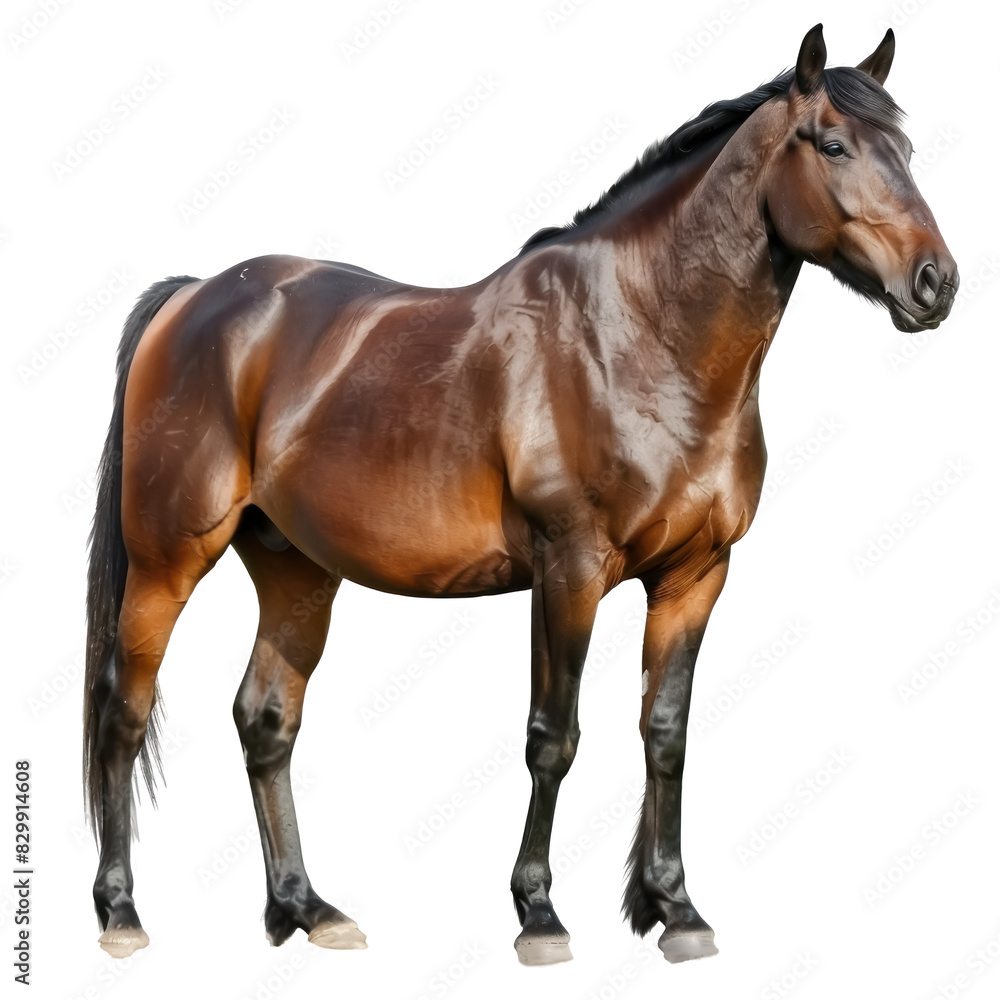 Obraz premium Horse ,isolated on white background