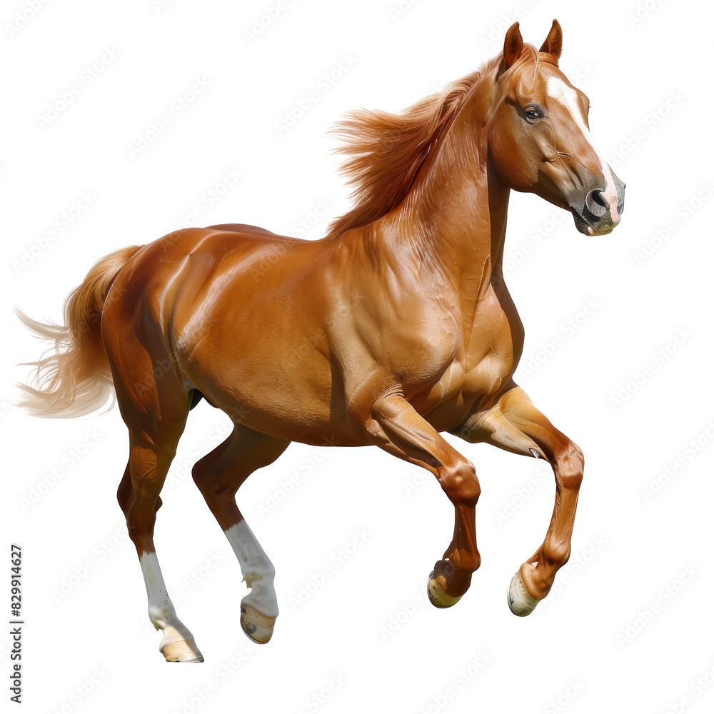 Obraz premium Horse ,isolated on white background