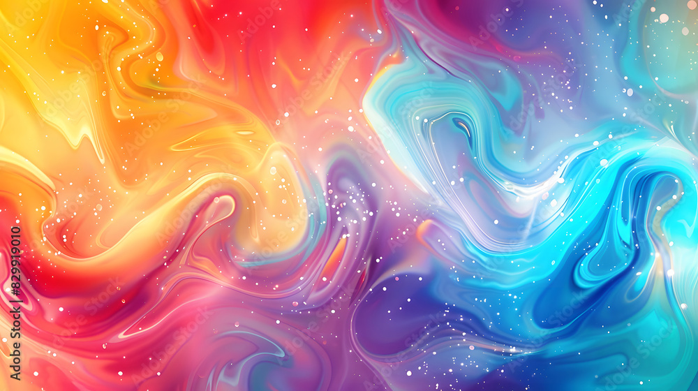 Colorful abstract background illustration. Generative AI. Colorful abstract background illustration. Generative AI.