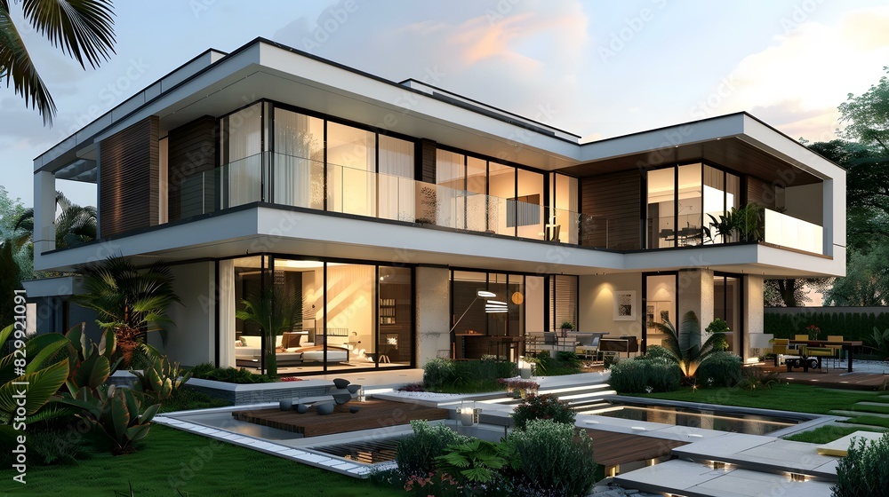Fototapeta premium Modern House