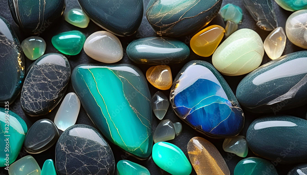 Naklejka premium Kamień ozdobny szlachetny , dekoracyjne tło, tekstura