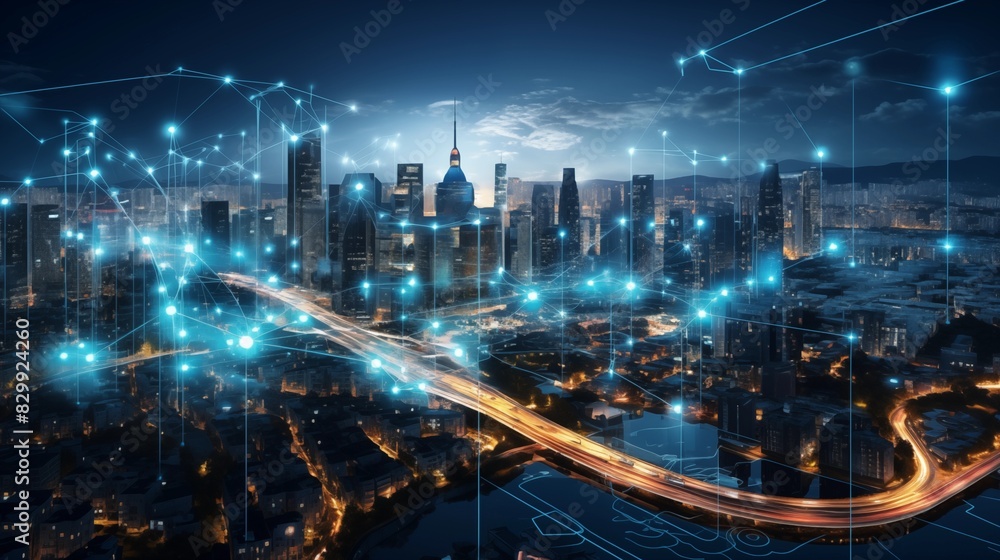 Smart city with AI data integration