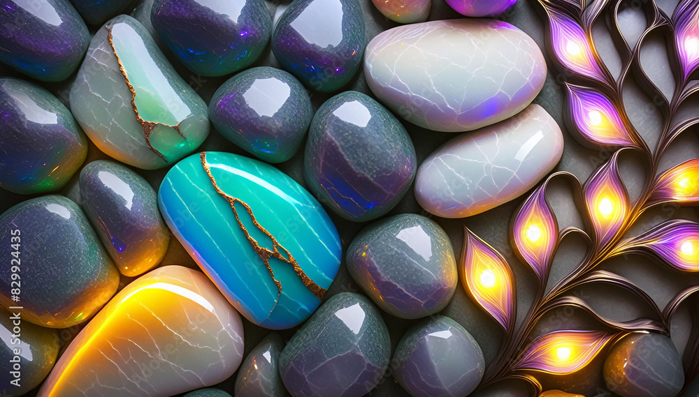 Fototapeta premium Kamień ozdobny szlachetny , dekoracyjne tło, tekstura