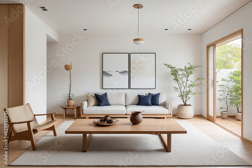 Modern Japandi Interior , Fusion of Japanese and Scandinavian Design