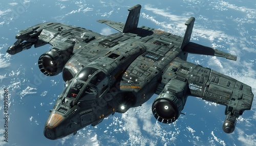 assault fighter gunship scratched  UHD Wallpapar