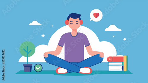He recognizes the importance of rest and listens to his body adjusting his goals when needed to avoid burnout or injury.. Vector illustration