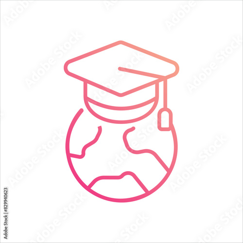 Bachelor vector icon
