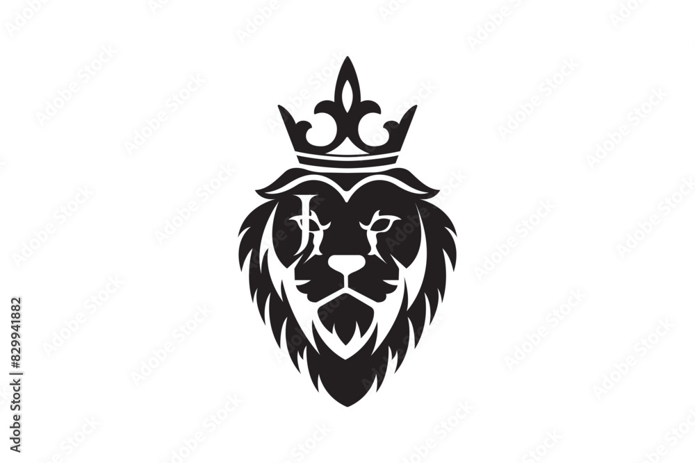 Lion king Vector Illustration. Lion Head Logo. Lion king Vector Illustration. Lion Head Logo.