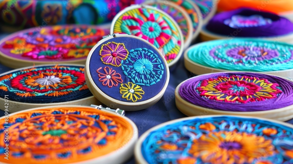 Create with diy embroidery hoop art kits featuring whimsical designs and vibrant threads Create with diy embroidery hoop art kits featuring whimsical designs and vibrant threads