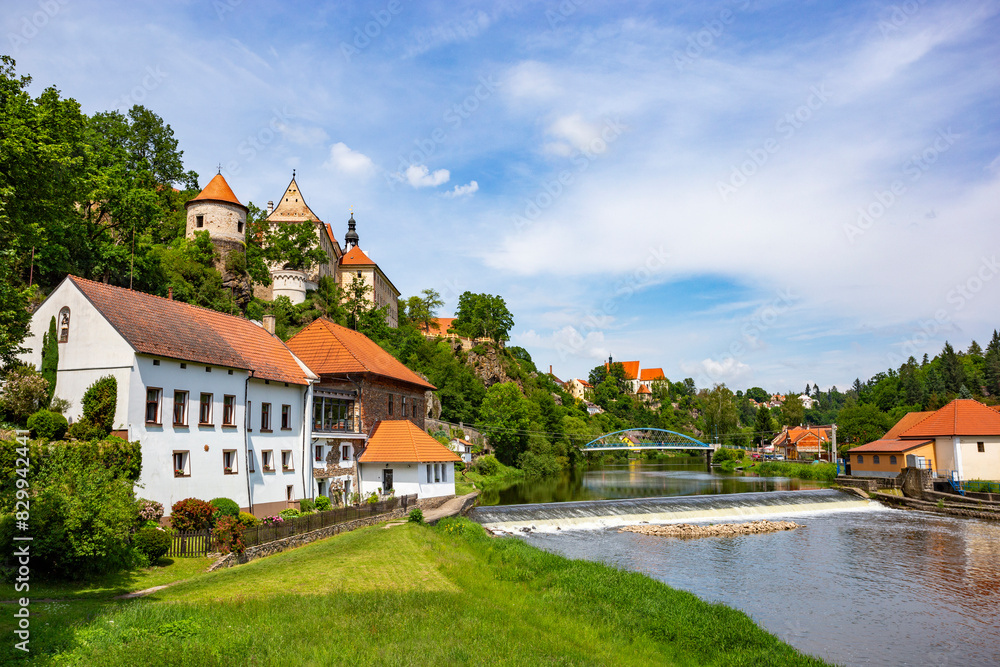 The small town of Bechyne in Southern Bohemia The small town of Bechyne in Southern Bohemia