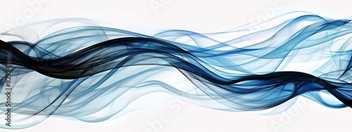 Wallpaper Mural Elegant Abstract Fluid Wave Composition - Minimalist Monochrome Dynamic Design, 4K High-Definition Desktop Wallpaper Torontodigital.ca