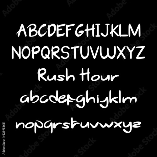 rush hour font