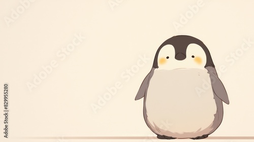 A cute and adorable penguin is the epitome of charm and sweetness