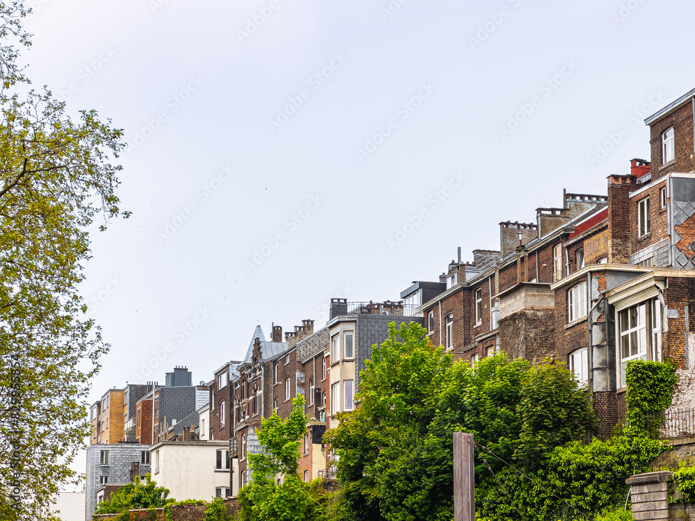 Street view of Verviers in Belgium