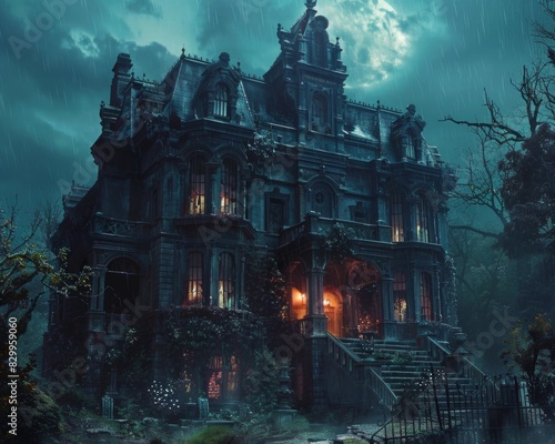 The haunted house on the hill is said to be home to the spirits of those who died there