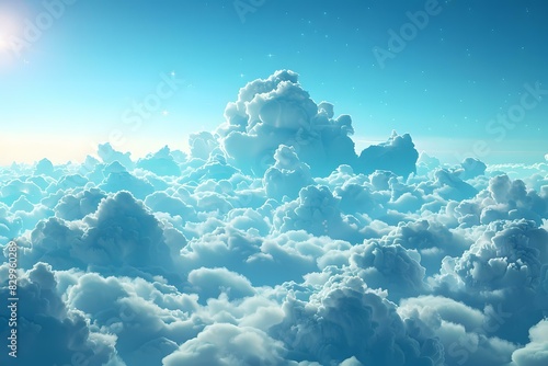 The vast sea of clouds photo