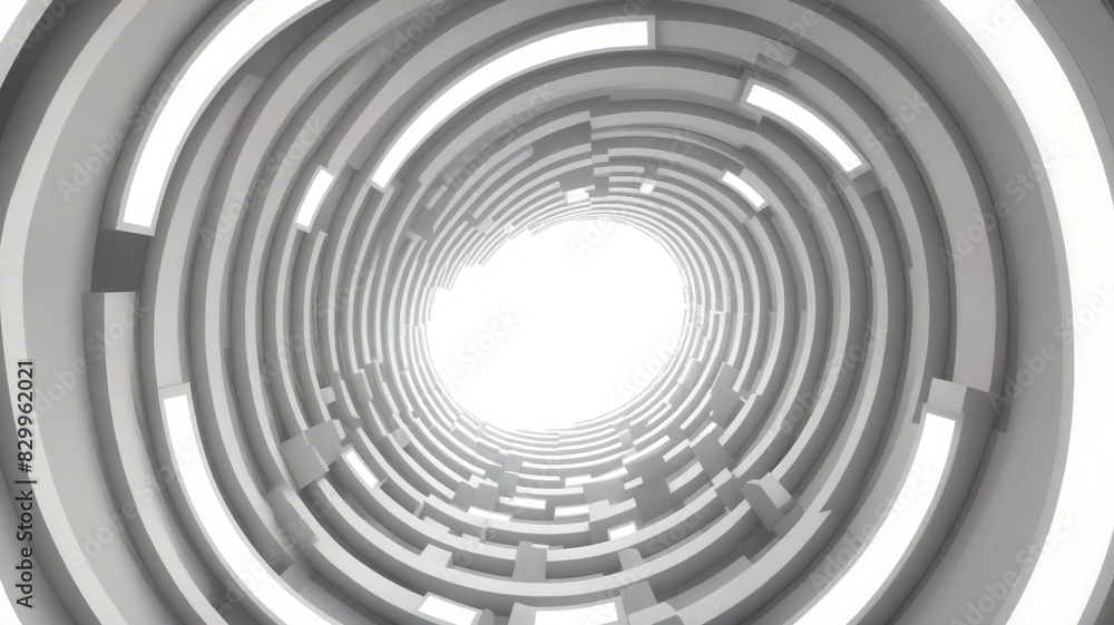 Obraz premium abstract 3d tunnel
