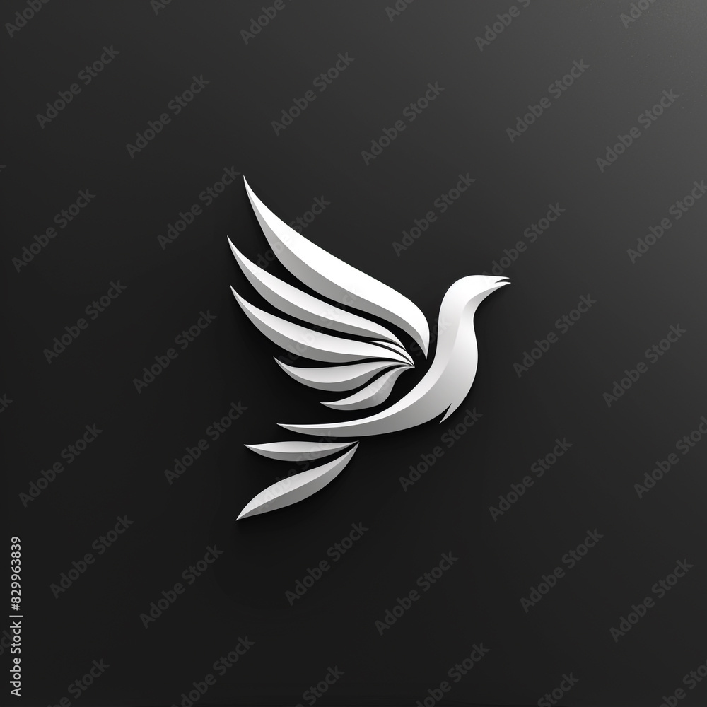 Obraz premium Corporate logo simplistic elegance