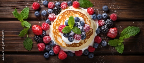 Copy space image of healthy...