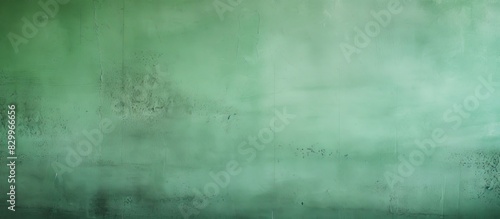 Image of a green textured background with concrete walls perfect for copy space