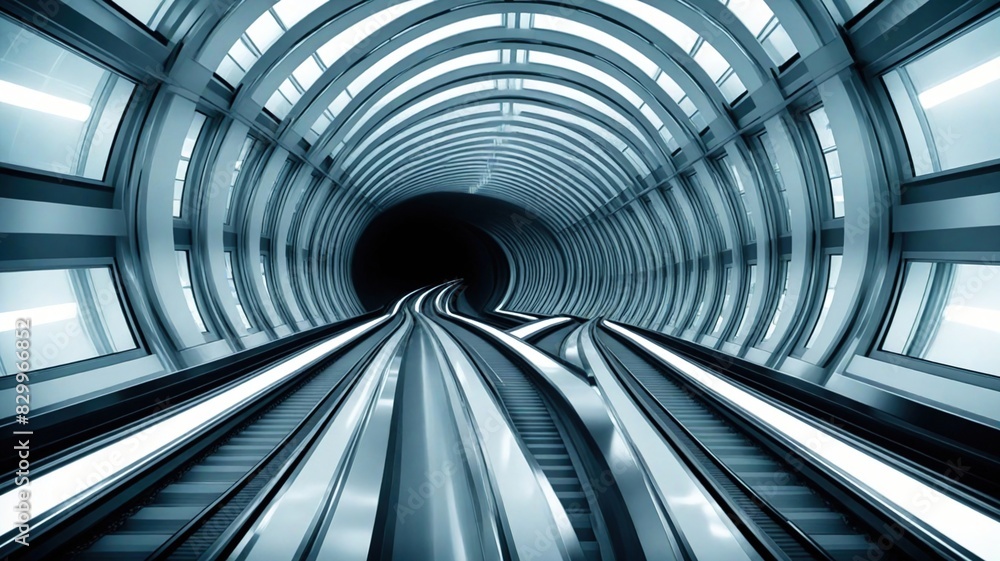 Obraz premium train station