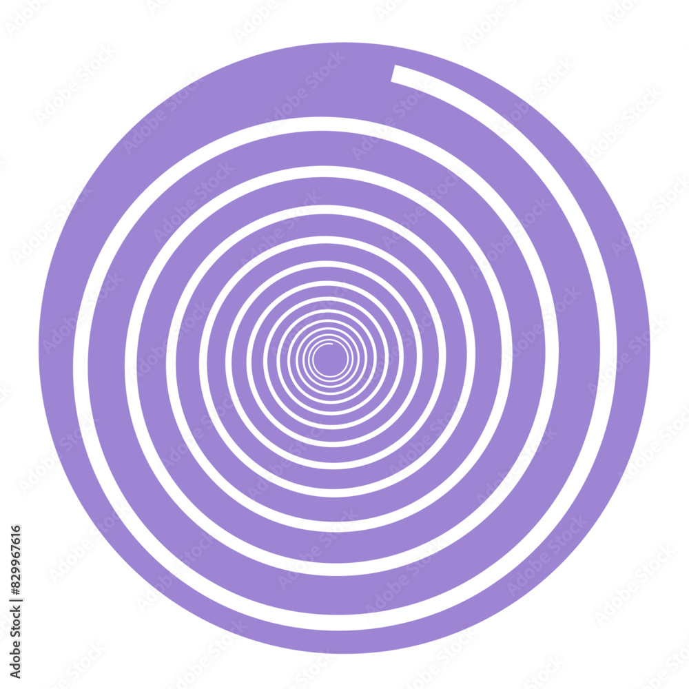 spiral round illusion design element spiral round illusion design element
