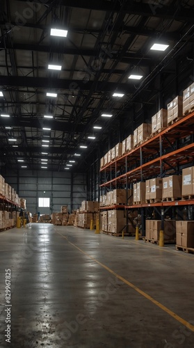 State-of-the-art warehouse structure built for efficient logistics operations.