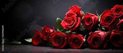 A captivating image of red ...