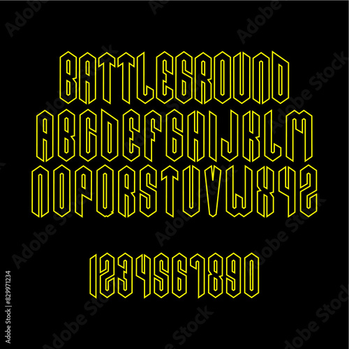 BATTLEGROUND 2 font