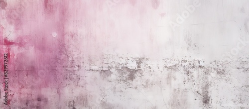 A grunge textured background featuring a two tone paint job in shades of pink and white gray leaving room for text or images. with copy space image. Place for adding text or design photo