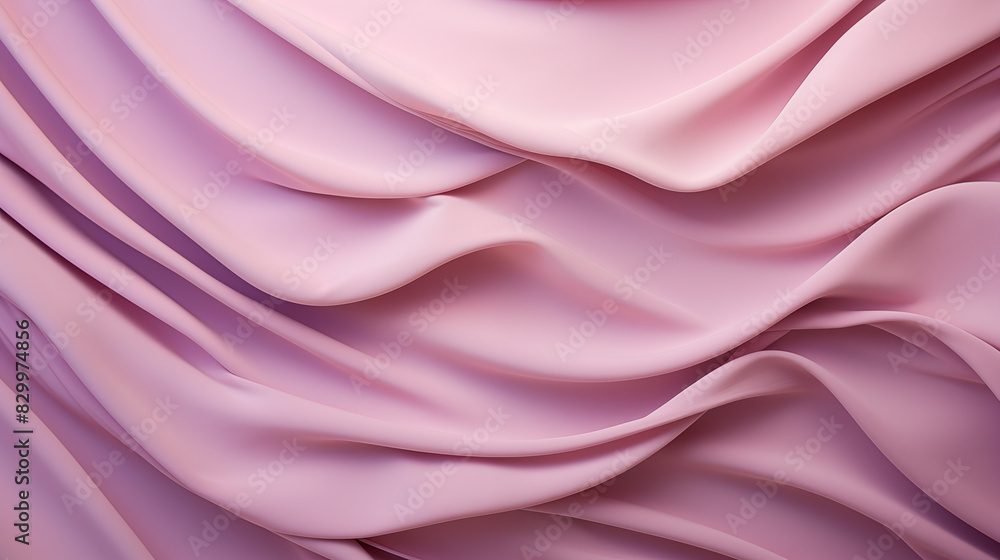 Fototapeta premium Flowing Pink Fabric Texture