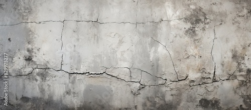 An aged and worn concrete w...