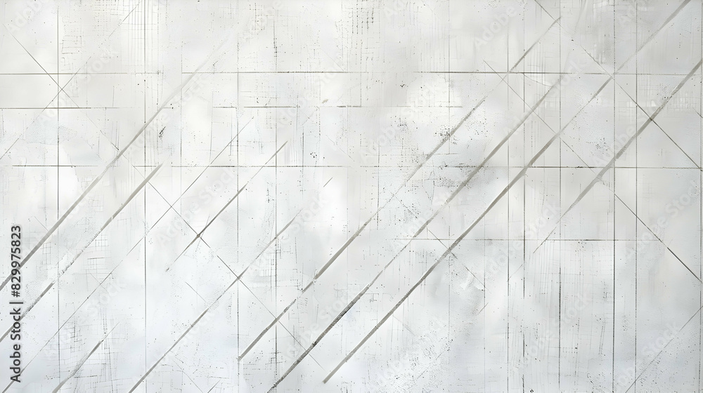 An abstract composition featuring geometric lines on a white textured surface. The minimalist design emphasizes intersecting linear patterns and subtle textures An abstract composition featuring geometric lines on a white textured surface. The minimalist design emphasizes intersecting linear patterns and subtle textures