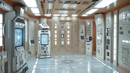 interior of a subway station