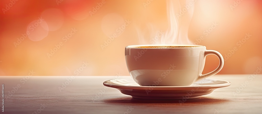 Copy space image of a coffee cup captured in close up Copy space image of a coffee cup captured in close up