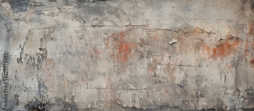 The aged and damaged grunge wall has a rough texture making it a perfect textured background for design purposes It can be used as an underlay or undercoat and provides ample copy space for text photo