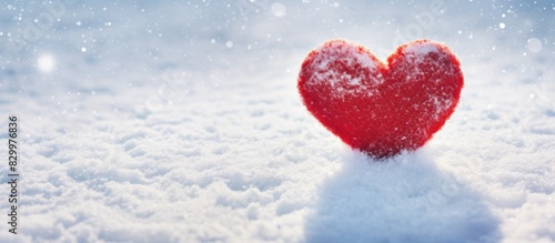 Love is symbolized by a hea...